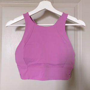 Lululemon long line pink bra
